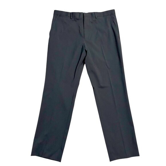 Theory Men's Size 36x31 Black Dress Wool Blend Pants Slacks Altered NWT $225.00 - Picture 1 of 10